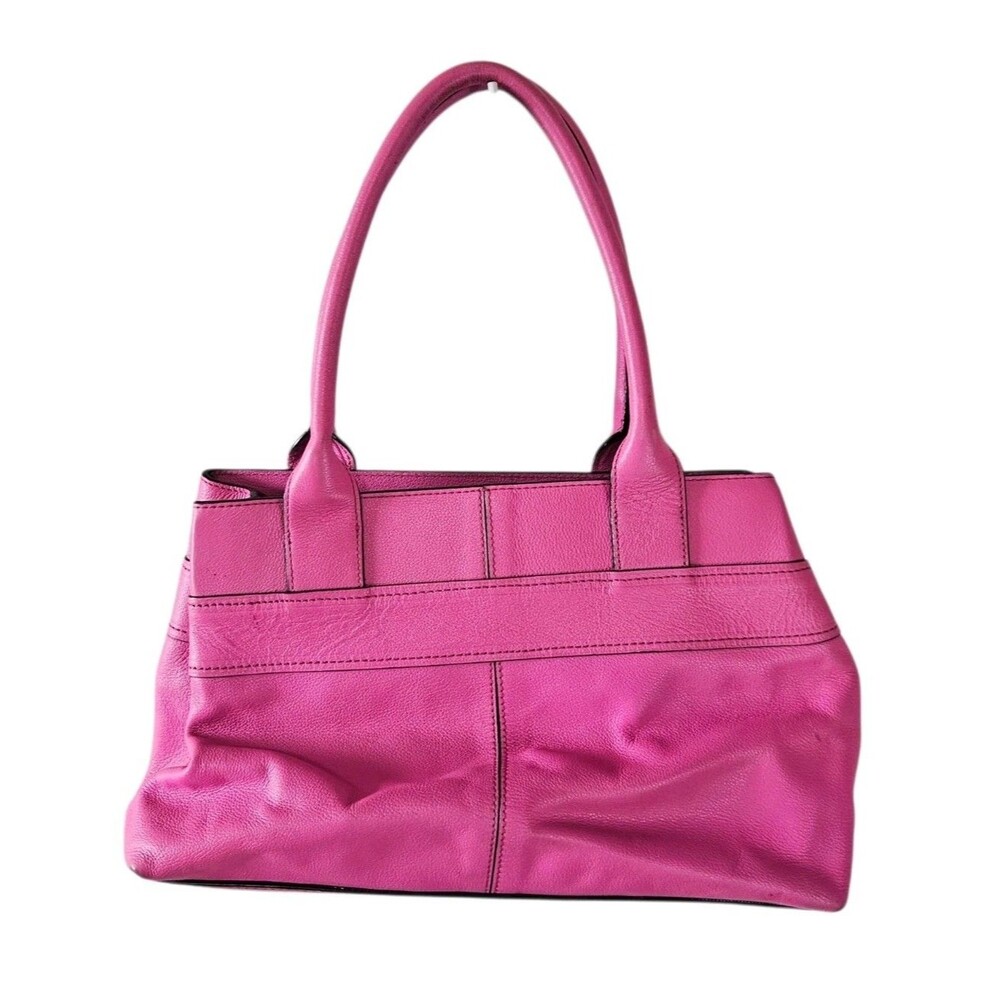 Kate Spade Women Shoulder Bag Hot Pink Pebbled Leather Bow Detail Barbiecore - Picture 2 of 15